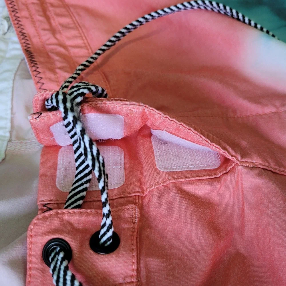 Billabong Lo Tides Sundays Board Shorts‎ Men 34 Pink Blue Tie Dye Excellent Surf